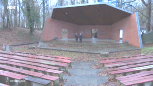 Problematic condition of the open-air stage